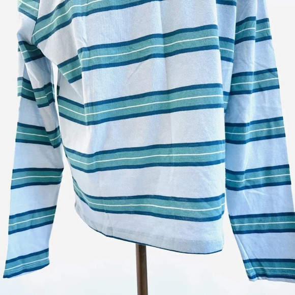 NWT SO Juniors Long Sleeve Pullover Round Neck Striped Mulit-Colored Shirt Sz XL - Picture 3 of 8